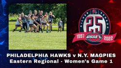 2022 USAFL Eastern Regionals Women's: Philadelphia Hawks v New York Magpies